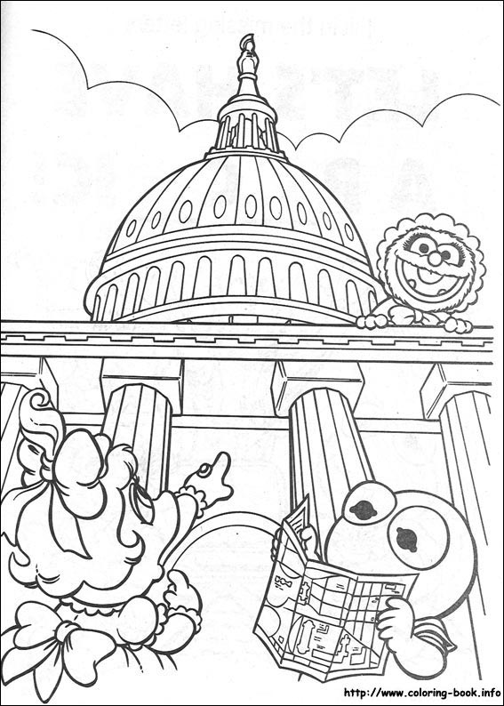 Muppet Babies coloring picture